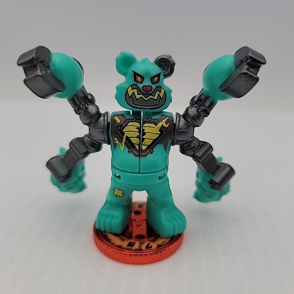 Moose Toys Legends of Akedo Clawsome Shreddy Action Figure Teal Loose Figure